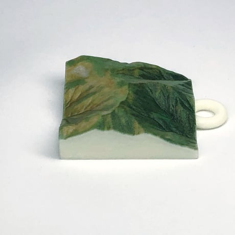 19.「飯豊山」 日本百名山コレクション 【国土地理院3Dデータ使用】3Dプリント 3x3cm