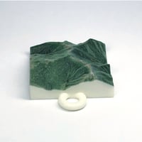 23.「会津駒ヶ岳」 日本百名山コレクション 【国土地理院3Dデータ使用】3Dプリント 3x3cm