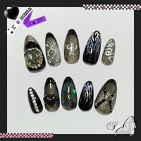 🌟セミオーダー🌟No.9 ブラックROCKハート