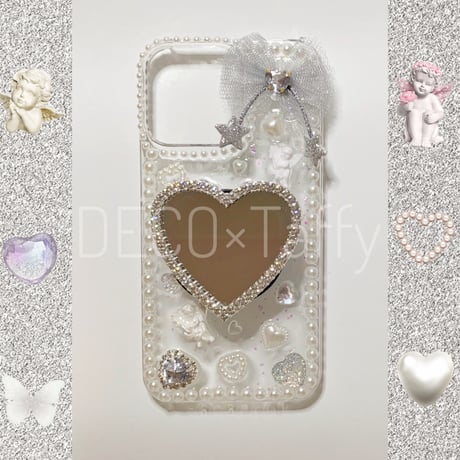 アクリル⭐️オーダーデコケース スワロフスキー プレシオサ オリジナルストーン デコ専門店