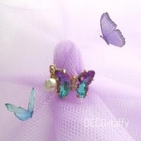 🌟注文後制作🌟　バタフライリング🦋