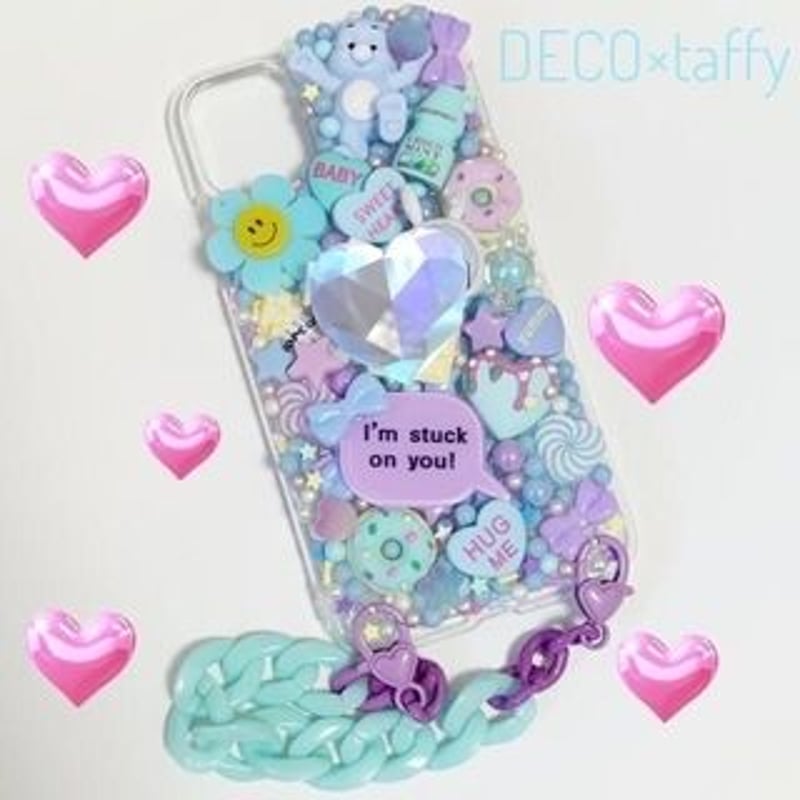 💫フルオーダー💫 埋め尽くしデコスマホケース(ビーズ敷詰め有り