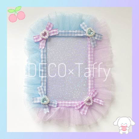 💖現品販売💖　デコトレカケース(チュール/LBL×LPU)