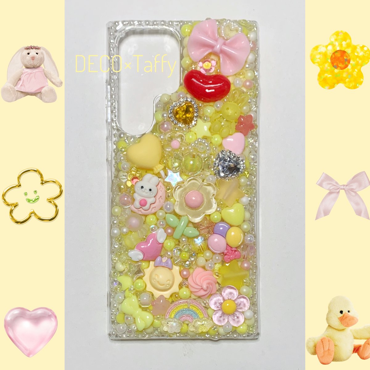 H.S.様 専用 埋め尽くしデコスマホケースフルオーダー | DECO×Taffy H.S.様 専用 埋め尽くしデコスマホケースフルオーダー | DECO×Taffy