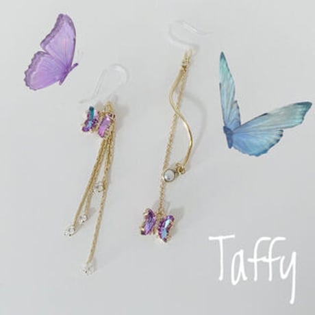 🌟注文後制作🌟　バタフライピアス🦋