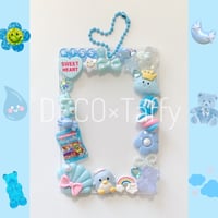 💖現品販売💖　デコトレカケース(ライトブルー)