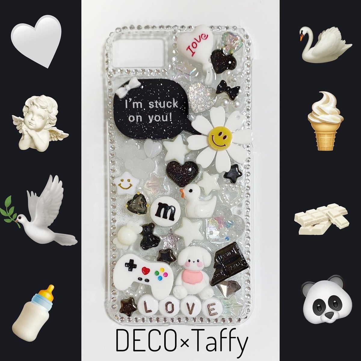 💫フルオーダー💫 全面デコスマホケース(ビーズ敷詰めなし