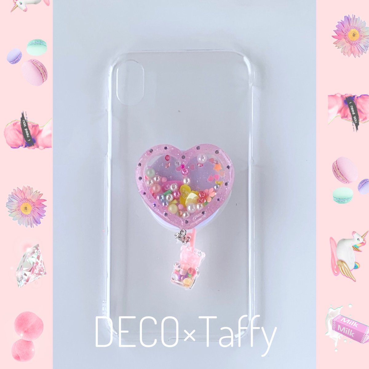 ?現品販売? シェイカー?スマホグリップ | DECO×Taffy