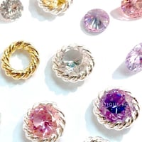 ねじれリングパーツ全2色