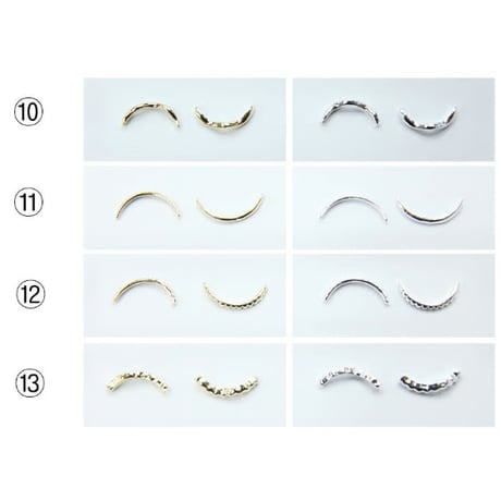 イスルリングパーツ【シルバー】2個入り 全13種