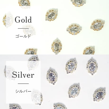 Queenブローチクリスタル 全2色