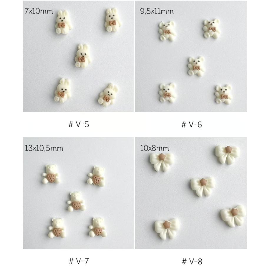【ホワイトチョコ様】2点おまとめ ホワイトチョコパーツ 全13種 | Boutique Korea -Japan公式Shop-