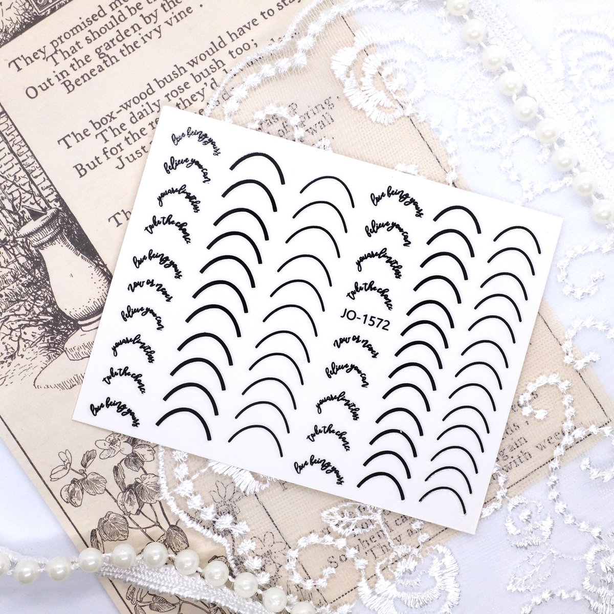 61-57 LANODO 4枚 ネイルシール 5D フレンチシール 冬のクリス 71zXebHJ4cL.jpg_BO30,255,255,