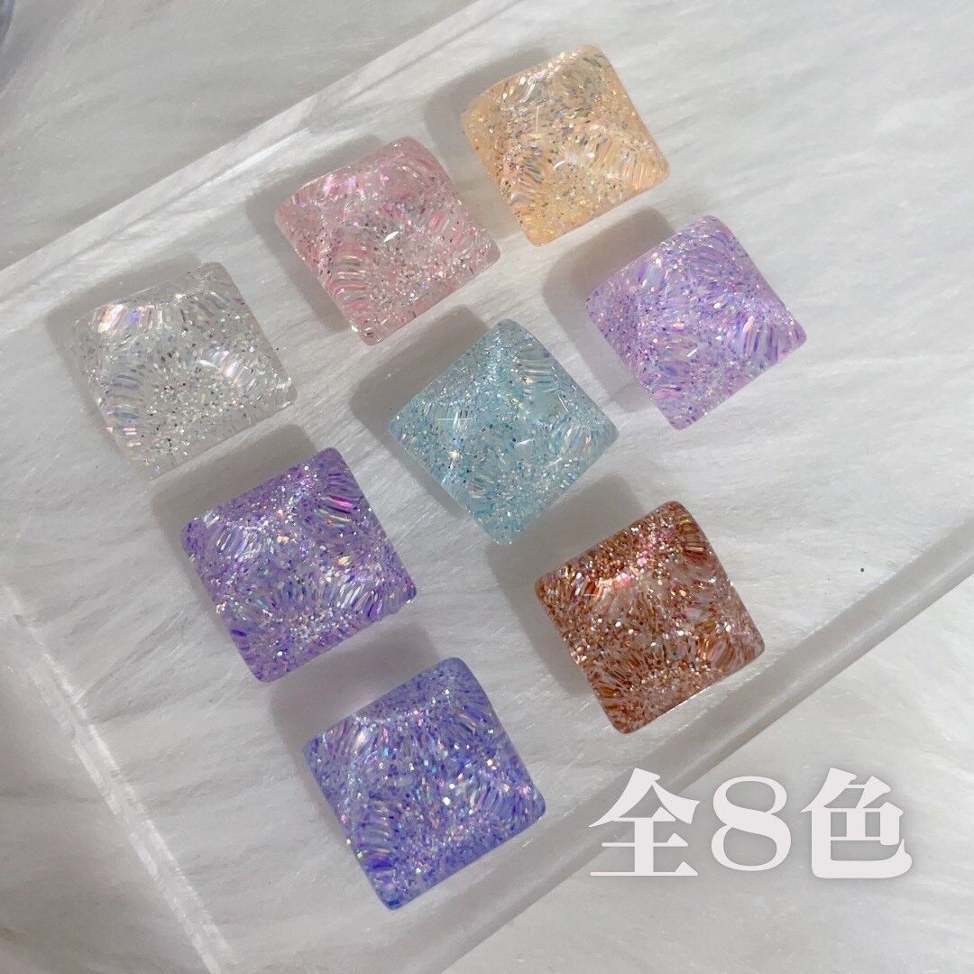 新グリッター2種見本♡ キス シアー グリッターアイズX 限定2色 2022年6月22日