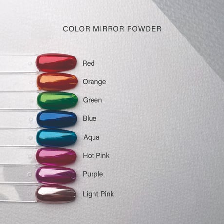 8 types of color mirror powder