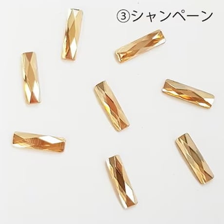 バゲットストーン 2.5x9mm 全5色
