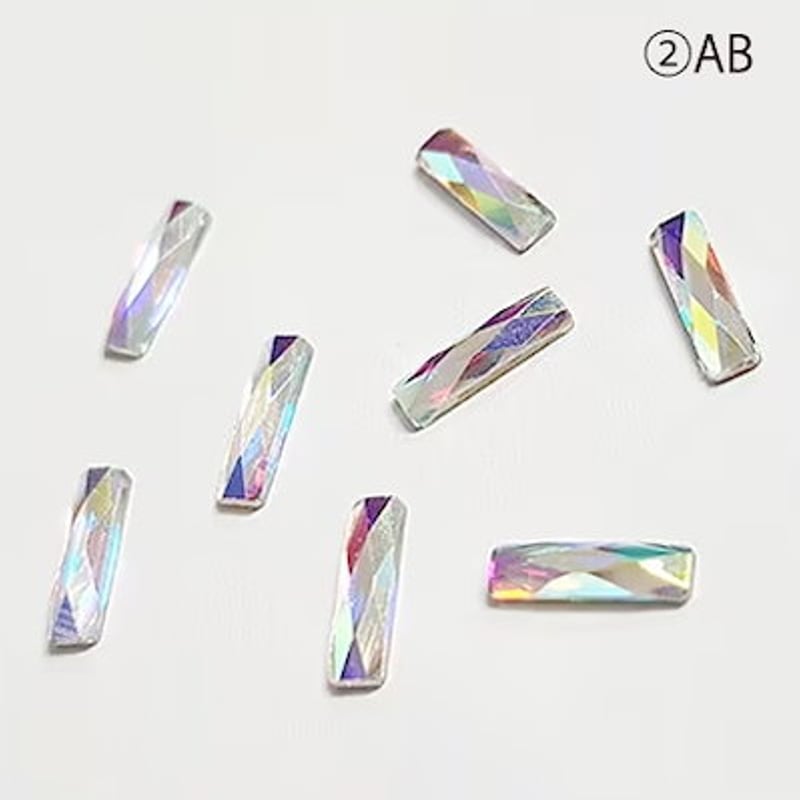 バゲットストーン 2.5x9mm 全5色 | Boutique Korea -Japan公式S バゲットストーン 2.5x9mm 全5色 | Boutique Korea -Japan公式S
