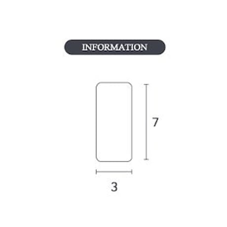 長方形ストーン 全4色