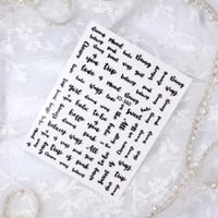 レタリングネイルシール　全8種