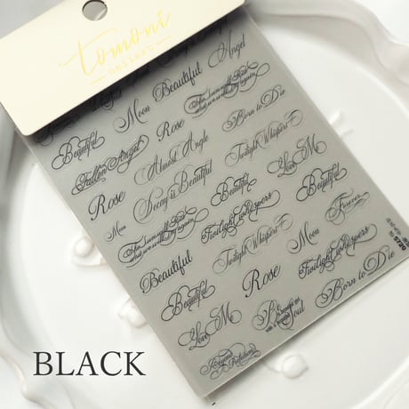 Nail sticker 英字 2Color