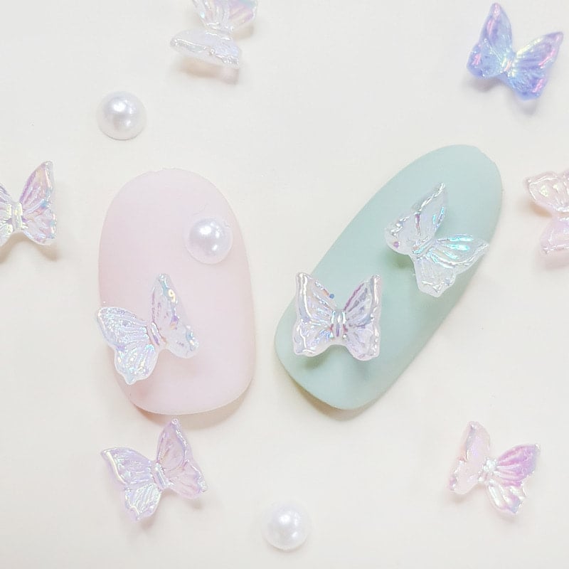 色打掛 オーロラピンク 蝶々 ビーズとスパンコールの装飾 16 オーロラ