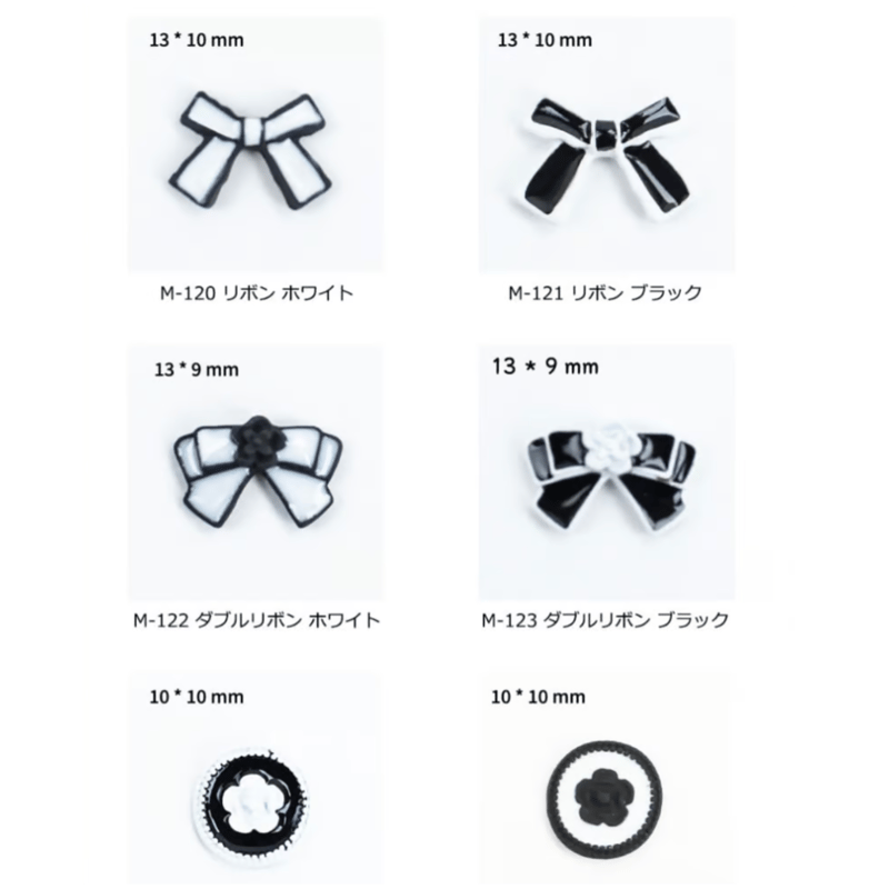 カメリアリボンパーツ 全6種 | ネイル用品shop 【Espoir.公式