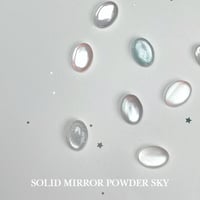 2 types of solid mirror powder