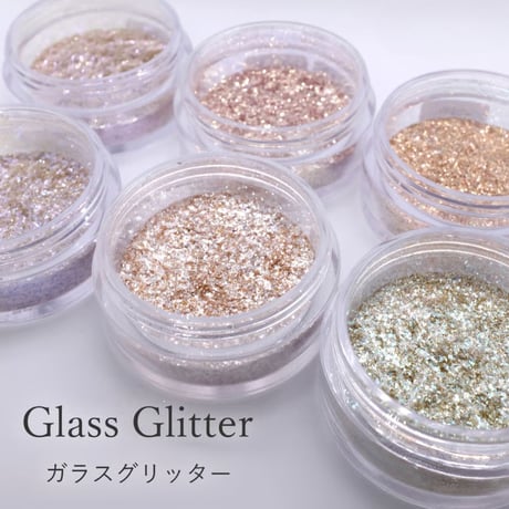 ガラスグリッター 全6色 2サイズ