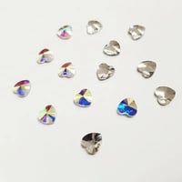 ぷっくりハートストーン6個入り 全2色