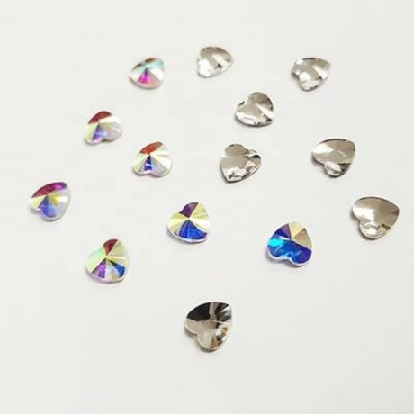 ぷっくりハートストーン6個入り 全2色