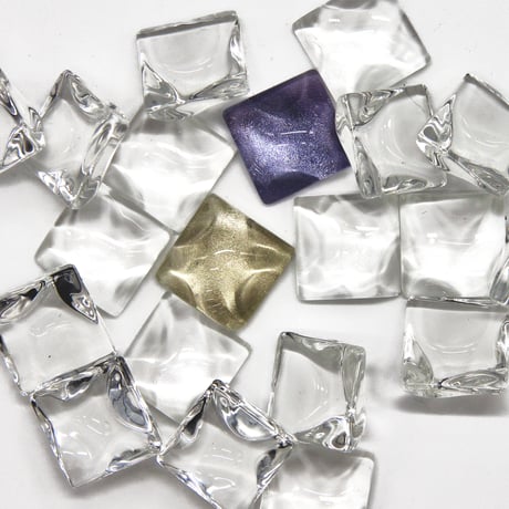 ガラスカボション　10P
