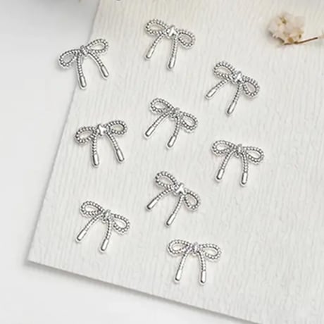 ガーリーリボンパーツ4個入り🎀全2色