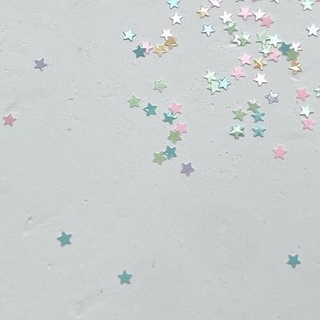mixed mini stars glitter 3タイプ