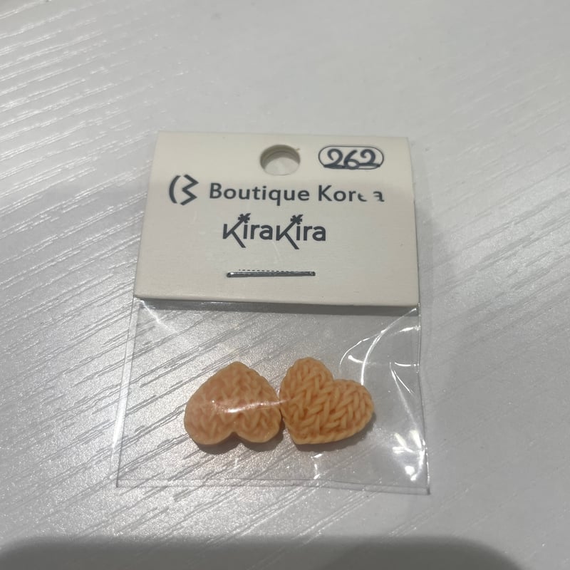ハートニットパーツ 全4色♡ | Boutique Korea -Japan公式Shop-