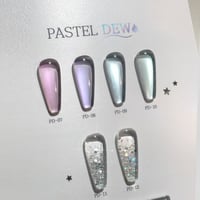 Pastel Dew マグネットジェル&グリッタージェル 6color