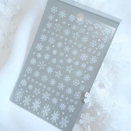 雪の結晶ネイル