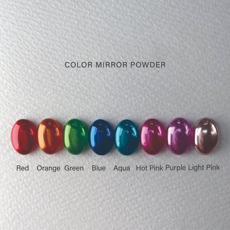 8 types of color mirror powder