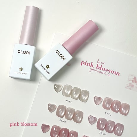 Pink Blossom 6color 台紙付き