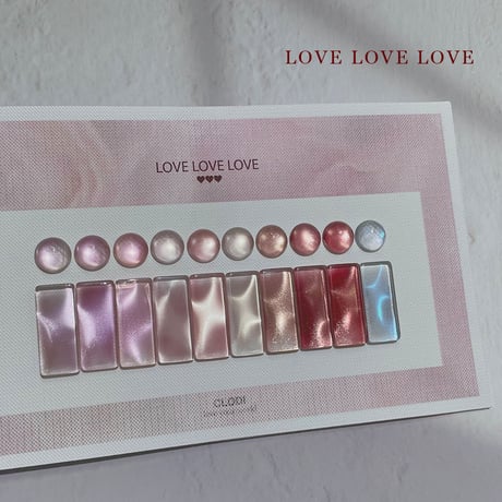 LOVE LOVE LOVE マグネットジェル 10color
