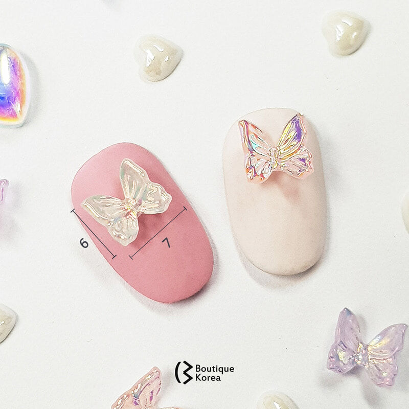オーロラミニ蝶パーツ 4個入り 全4色 | Boutique Korea -Japan公式Shop-