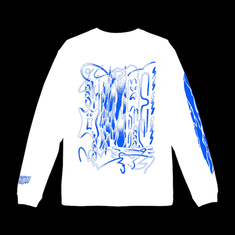 Hyoryu Music Long Sleeve T Shirt　White