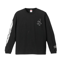 Hyoryu Music Long Sleeve T Shirt　Black