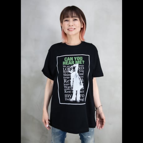 Can you hear me? Tシャツ【ブラック】