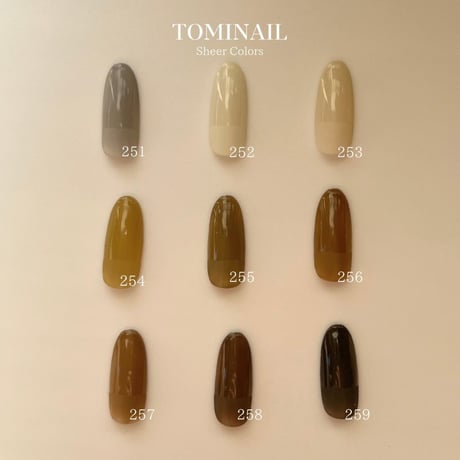 SHEER COLORS set 9color