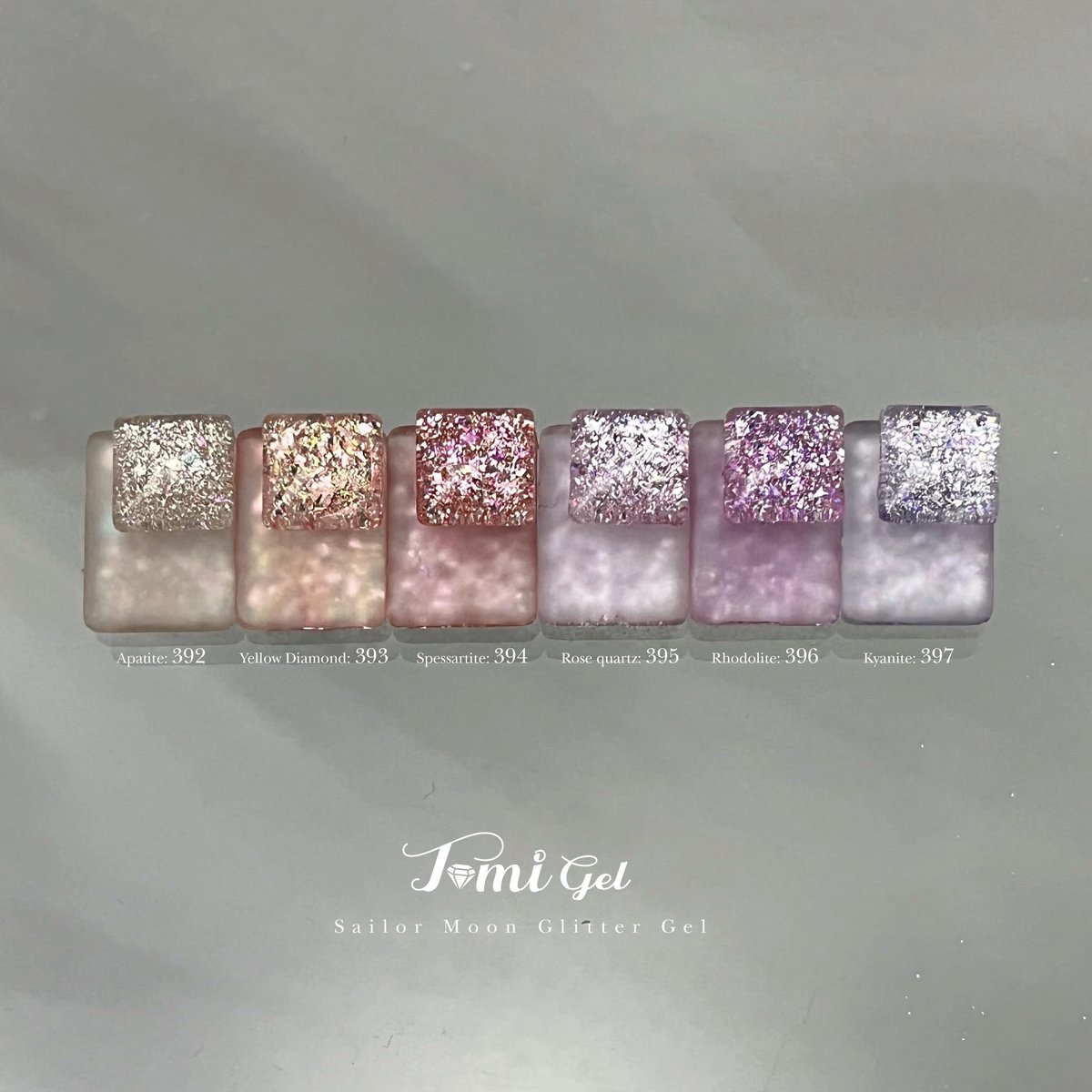 Sailor Moon Glitter Gel 6色set | tominail.japan