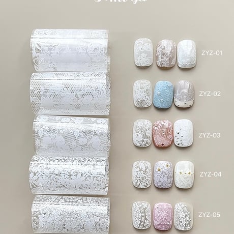 Lace foil  15枚set