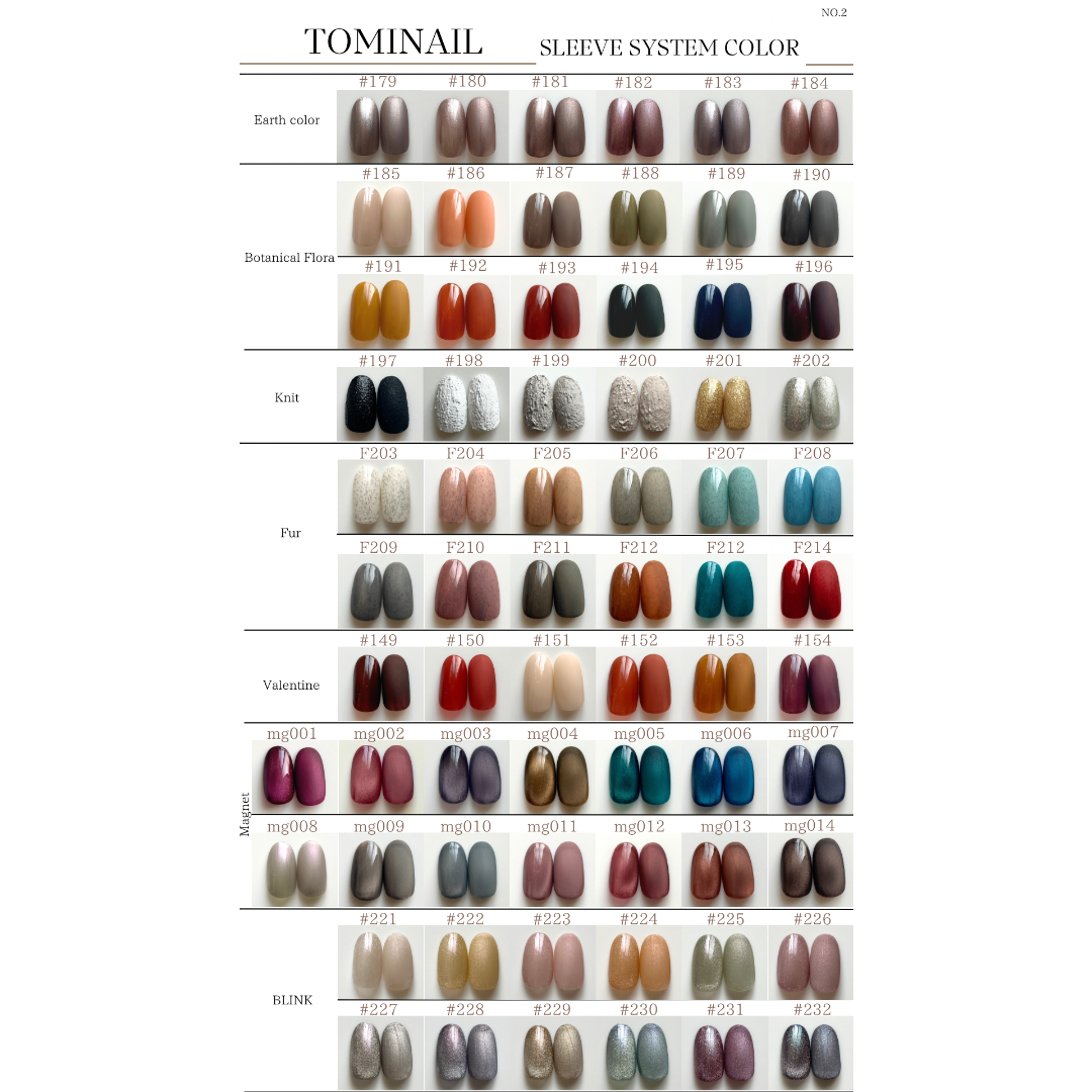 color chart | tominail.japan color chart | tominail.japan