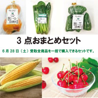 06/28(土)ミンナノ吉日「ミンナノTABLE予約便」受取【3点おまとめセット】(6/23締切)