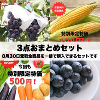 08/30(土)目白庭園「つながるマルシェ」受取【3点おまとめセット】（8/25締切）