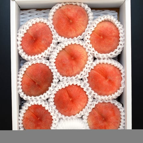 【甲斐の里グループ】白桃（3kg 8-12玉）